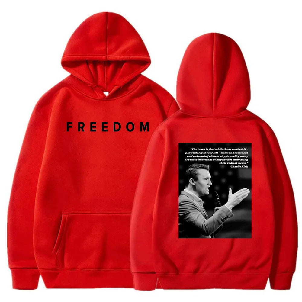 RIP 1993–2025 Charlie Kirk Freedom Hoodie