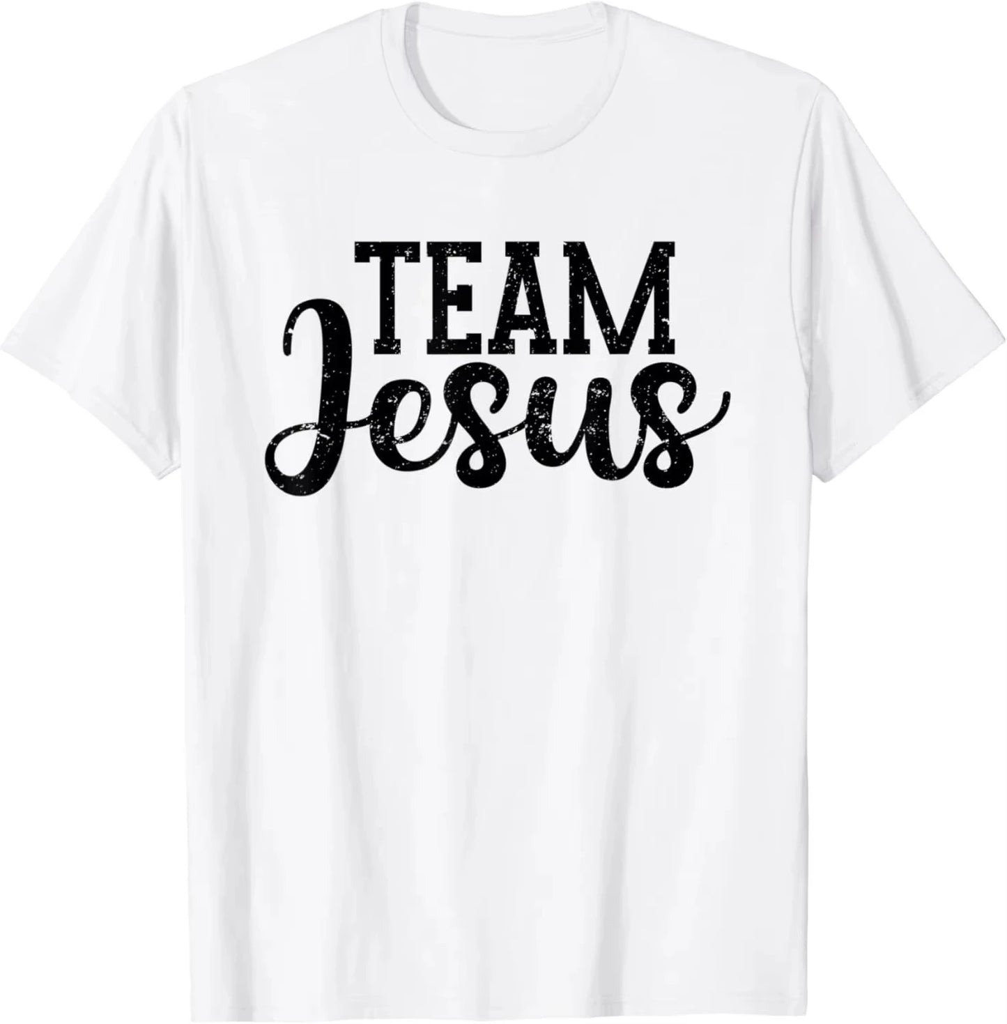 “Team Jesus” Unisex Christian Faith T-Shirt – Casual Graphic Tee for Men & Women
