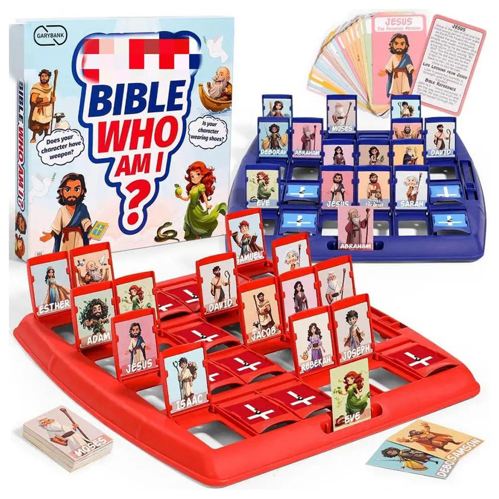 Bible Characters Recognition Game Religious Learning Tool Catholic Family Activity Christian Educational Board Game
