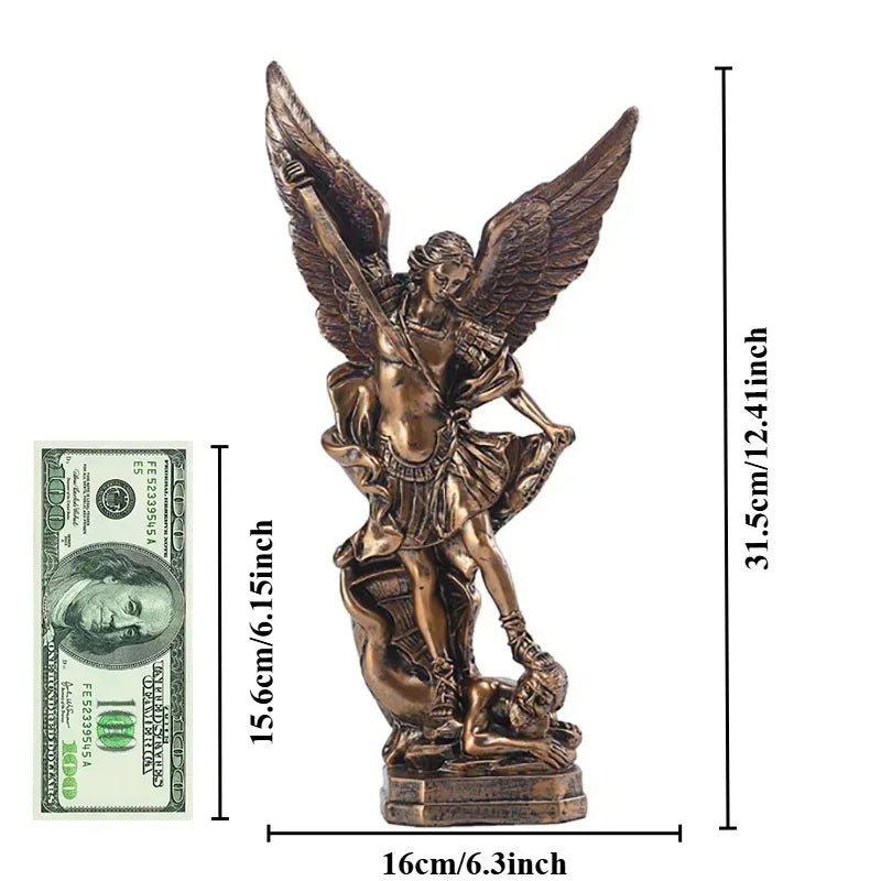 St Michael The Archangel Victoriously Over Satan Collection Sculpture