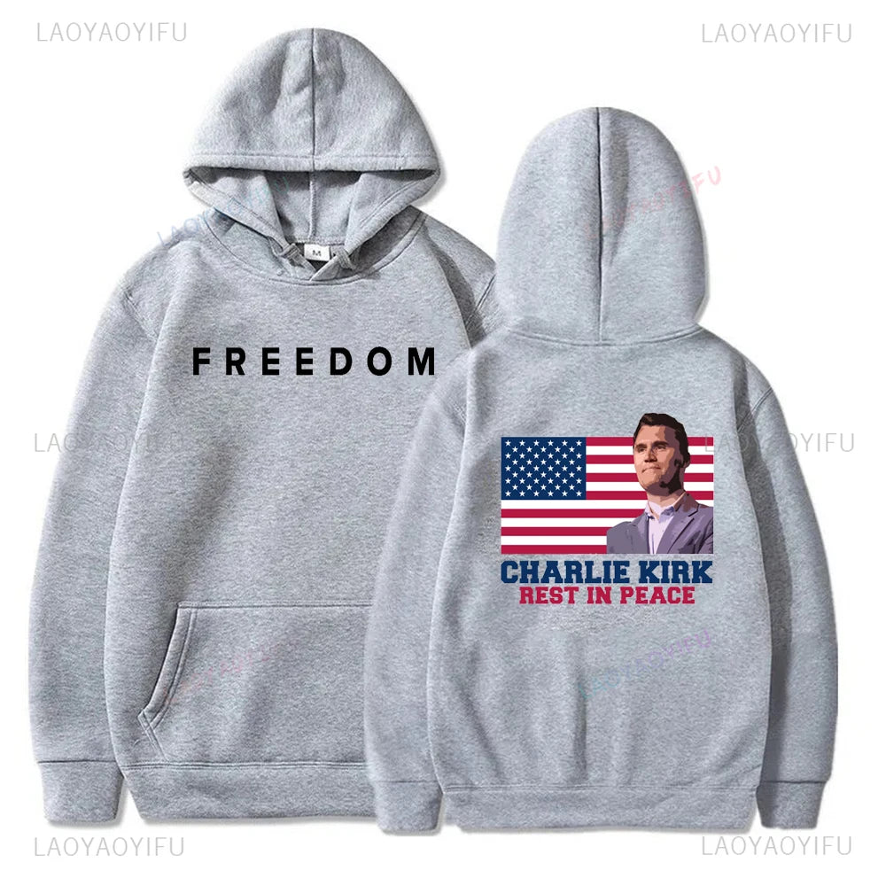 RIP 1993–2025 Charlie Kirk Freedom Hoodie
