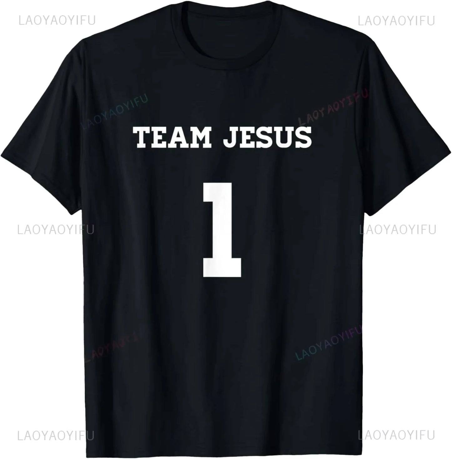 “Team Jesus” Unisex Christian Faith T-Shirt – Casual Graphic Tee for Men & Women