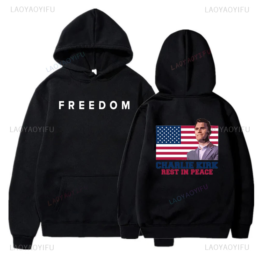 RIP 1993–2025 Charlie Kirk Freedom Hoodie