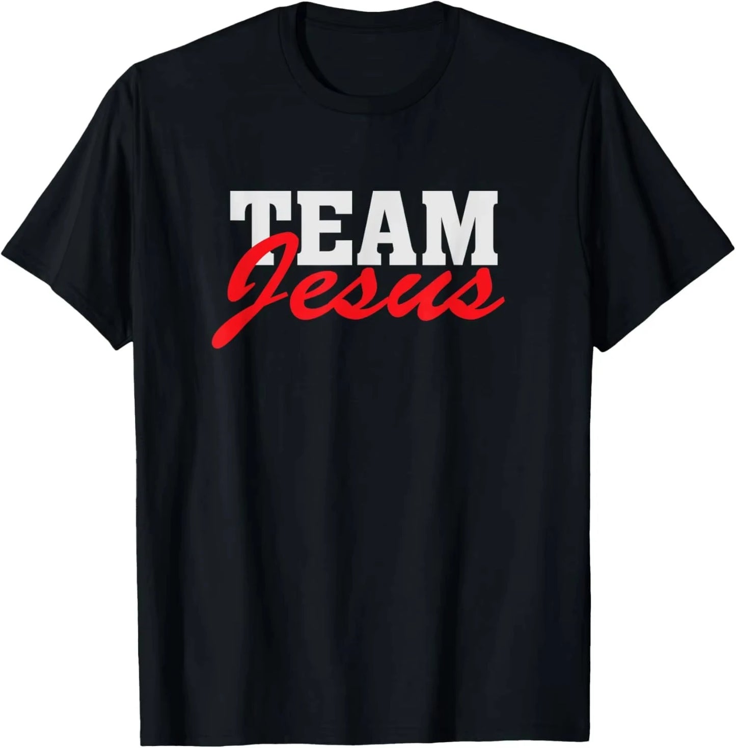 “Team Jesus” Unisex Christian Faith T-Shirt – Casual Graphic Tee for Men & Women