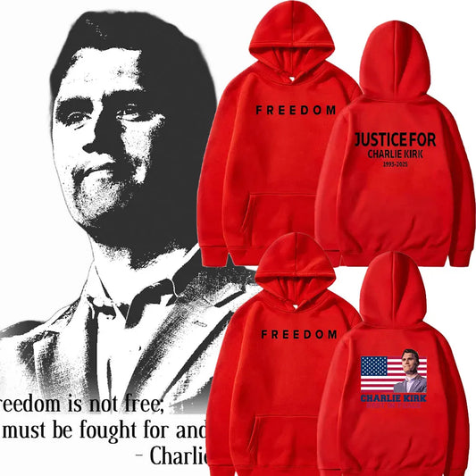 RIP 1993–2025 Charlie Kirk Freedom Hoodie