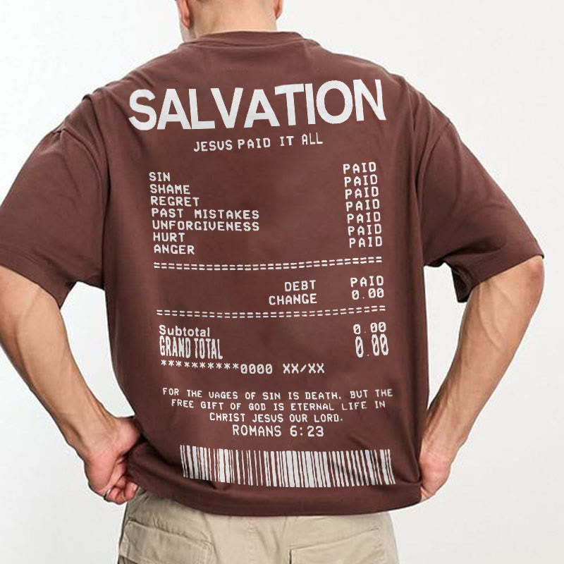 "Salvation Jesus Paid It All" T-shirt